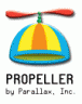 The Parallax Propeller microcontroller logo