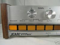 The Atari logo on the Video Music system