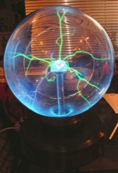 Customized plasma globe with a microcontroller